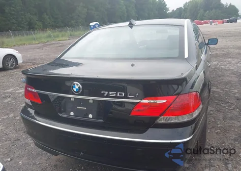 2007 BMW 750Li z USA, uszkodzony, nr VIN WBAHN83517DT71095